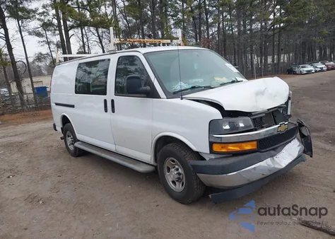 2020 Chevrolet Express Cargo Rwd 2500 Regular Wheelbase Wt z USA, uszkodzony, nr VIN 1GCWGAFG0L1215635
